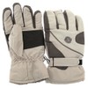 Mens Thermal Padded Gloves with Palm Grip and Adjustable Strap