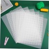 jojofuny 6pcs Plastic Mesh Canvas Sheets for DIY Crafts Clear