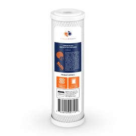 Aquaboon 5-Stage Reverse Osmosis Water Filter Kit with RO Membrane 100GPD - Under Sink Water Filter Replacement Cartridges for 10" Water Filter System