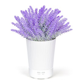 Essential Oil Diffusers for Home, Lavender Potted Plant Aromatherapy Diffuser, Ultrasonic Cold Mist humidifier for Office, Bedroom, Waterless Auto Shut-Off, 150ml