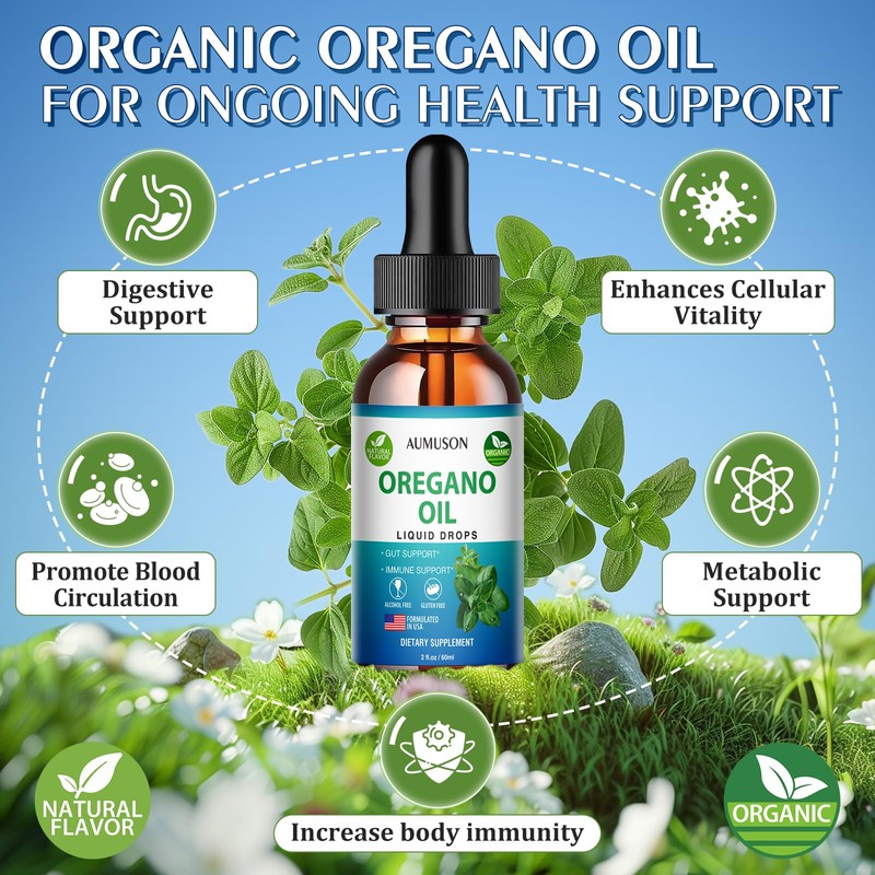 AUMUSON Organic Oregano Oil（2OZ）