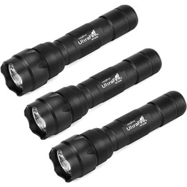 ULTRAFIRE Linterna táctica LED de 3 piezas, 1000 lúmenes, 5 modos, brillante, mini linterna EDC pequeña, portátil, impermeable, antorcha de emergencia WF-502B (batería no incluida)