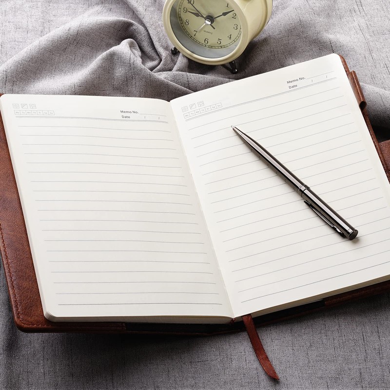 WEMATE Diary with Lock, A5 Journal with Lock 240 Pages,