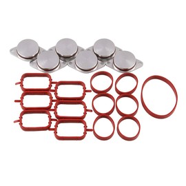 LPFIDI 6 x 33 mm Swirl Flap Replacements Removal Blanks Manifold Gaskets Compatible with 320d 330d 520d 525d 530d 730d