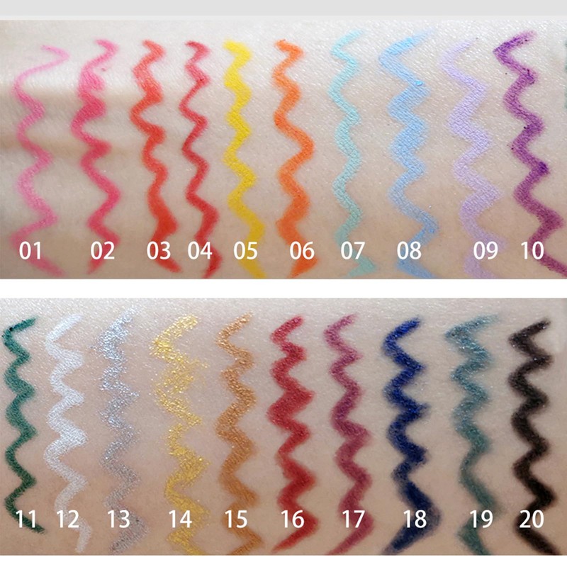 Coloured Eyeliner Eyeliner Pencils, Long-Lasting Eye Liners Waterproof Eyeliner Pencils