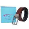 TSA LIMITED Brown- Black Reversible Belt (34)