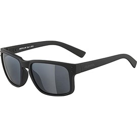 ALPINA KOSMIC Mirrored and Shatterproof Sunglasses with 100% UV Protection for Adults, All Black Matt, One Size