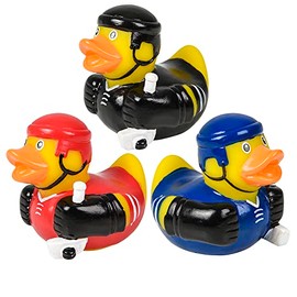 Rhode Island Novelty 2" Hockey Rubber Duckies