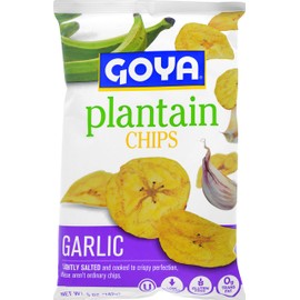 Goya Foods Plantain Garlic Chips, 5-Ounce (Pack of 12)