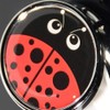 1 x Portable Round Metal Pill Box Mini Pill Organizer
