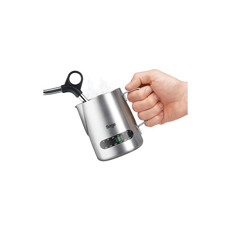 The Sage Temp Control Milk Jug, Brushed Stainless Steel, BES003UK