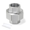 TAISHER 1PCS 304 Stainless Steel Union，1" BSP Female Cast Pipe