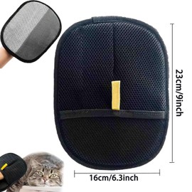 Lyfengdeam Pet Grooming Glove, Double-Sided Mesh,Versatile Grooming Gloves for Washing,Hair Removal and Deshedding Tool (1pcs)