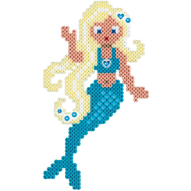 Hama Mermaids 3150 Mermaids Gift Box, Iron-on Beads, Midi, approx.
