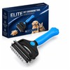 KIVMTAR Deshedding Dog Brush，3-in-1 Undercoat Rake for Dogs，Pet Pro Grooming