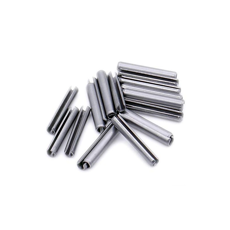 D3.5 (3.5mm x 8mm) Slotted Spring Pin (Heavy) - Stainless
