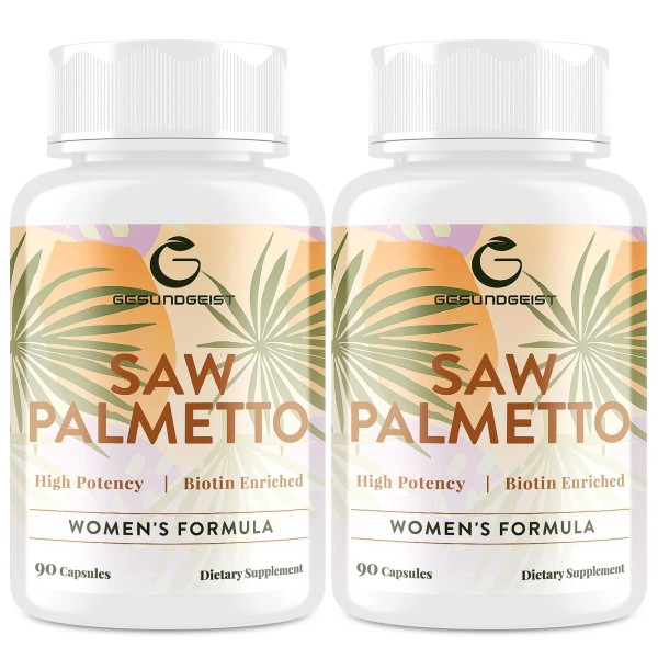 Gesundgeist Saw Palmetto for Women Hair Loss - DHT Blocker