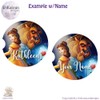 Beauty and the Beast Car Coasters Set of 2 with