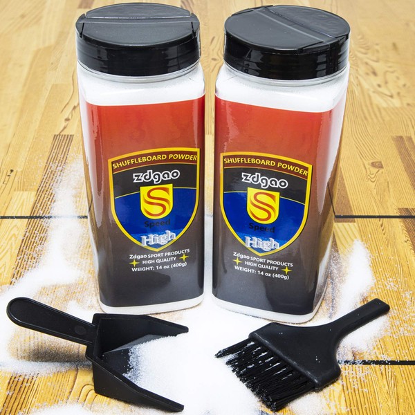YDDS Shuffleboard Sand - Shuffleboard Wax with Mini Dustpan and