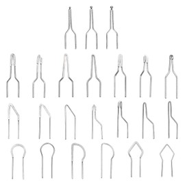 WEP Pyrography Tips Set Compatible with WEP 939 II, 939 III, 939D-II, 939D-V, 939D-VI and 939D-VII Pyrography Station (23 Pieces)