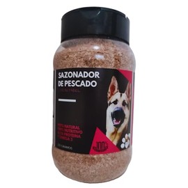 Sazonador Premium 100% Saludable para Croquetas de Perro con Pescado Deshidratado y Betabel. 220 gr
