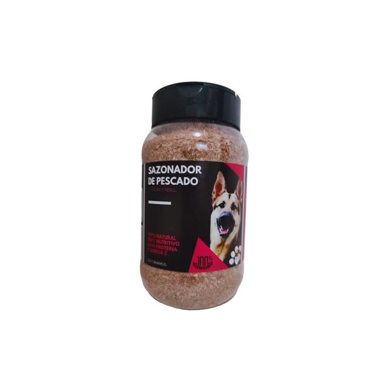Sazonador Premium 100% Saludable para Croquetas de Perro con Pescado