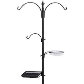 Gardman BA01131 Premium Bird Feeding Station Kit, 21" Wide x 90" High (73" Above Ground Height)