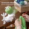 Etcokei Wool Roller, Electric Yarn Winder for Crocheting, Wool Unwinder
