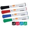 Nobo TS-140020 Glide Drywipe Marker, Pack of 4