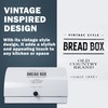 Durable Metal Bread Box with Ventilation Holes – Stylish Kitchen