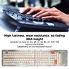 Keyboard Keycaps Orange Blue Beige 128 Keys PBT Theme XDA