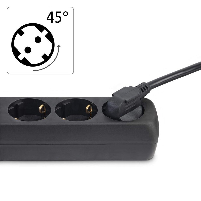 Hama Set of 2 3-Way Power Strip (2x Multiple Sockets