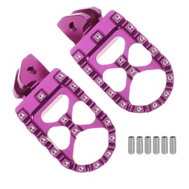 Motorcycle Foot Peg Foot Rest Dirt Bike Foot Pegs For Sur Ron Light Bee S/X For Segway X260 X160 For Talaria Sting MX3 MX4 XXX Taparia Foot Pedals Rests (Purple)
