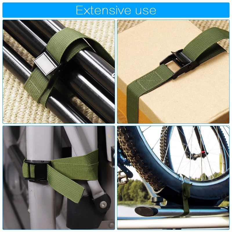 Hejo Lashing Strap, Pack of 10 65 cm Adjustable Lashing