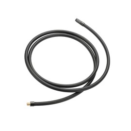 Hihaha Universal Tire Inflator Extension Tube Air Pump Extend Hose Adapter Tire Valve 62.99inch M8x0.8 10mm OD Durable Rubber Black Connector Durable Material