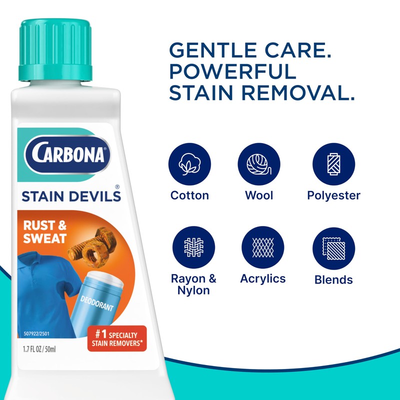 Carbona Stain Devils® #9 | Rust & Perspiration | Professional