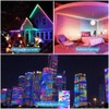 ALITOVE RGB LED Strip Light 32.8ft WS2811 Addressable Programmable Dream