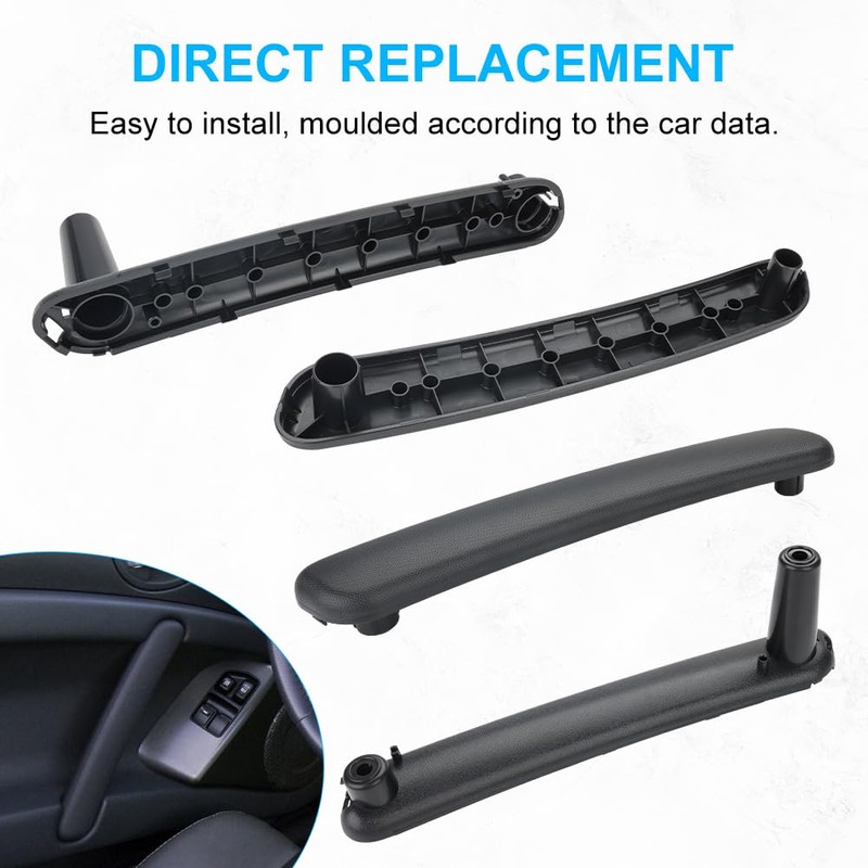 JDMON 2PCS Black Interior Door Handles Replacement for Mitsubishi Eclipse
