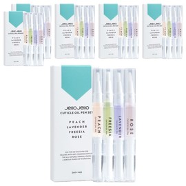 JelloJello cuticle nail oil pen 4-piece set, 12ml, 6 pieces / 젤로젤로 큐티클 네일 오일펜 4종 세트, 12ml, 6개