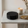Set of 6 PU Leather Black Bar Drink Coasters with