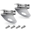 2 Pack 45 Degree Watermelon Light Brackets, Stainless Steel Clamp-On