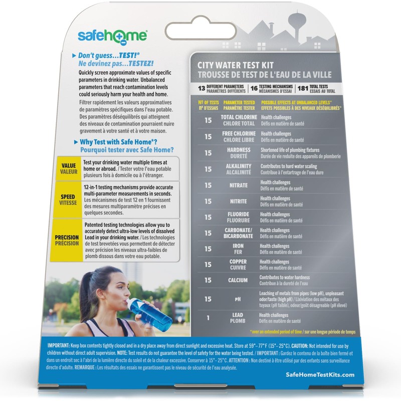 SafeHome City Water Test Kit DIY -SH-CAN-CWDIY2