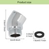 Hand Shower Adapter, 2 Pieces Angle Piece for Shower Head