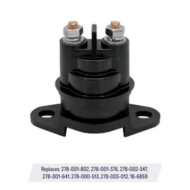 Starter Solenoid Relay Switch Replacement for SeaDoo GS, GSI, GSX, GTI, GTS, GTX, HX, LRV, RX, RXP, RXT, SP, SPI, SPX, SUV, XP, Wake, Jet Boats - 278-001-376, 278-001-802