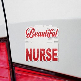 Decal Stickers of Beautiful Nurse Premium Indoor (No Waterproof) Vinyl Decal Stickers for Laptop Phone Accessory Helmet Car Window Mug Tuber Cup Door Wall Decoration - USCVER3f69610BL0124