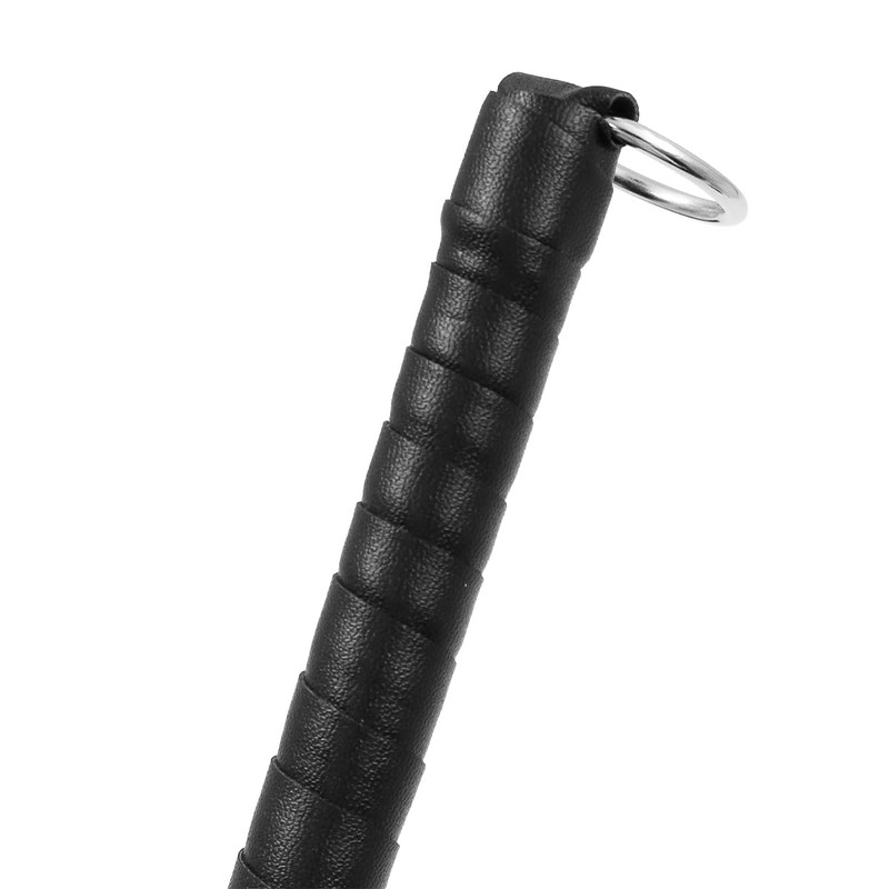 Namvo 2pcs Small Black Whip, Riding Crop Tassel Whip, Non-Slip