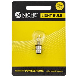 NICHE A5659 Headlight Bulb High Low Beam for 1968, 1974-1981 Yamaha DT1 IT 400 TT500 TY250 Motorcycle