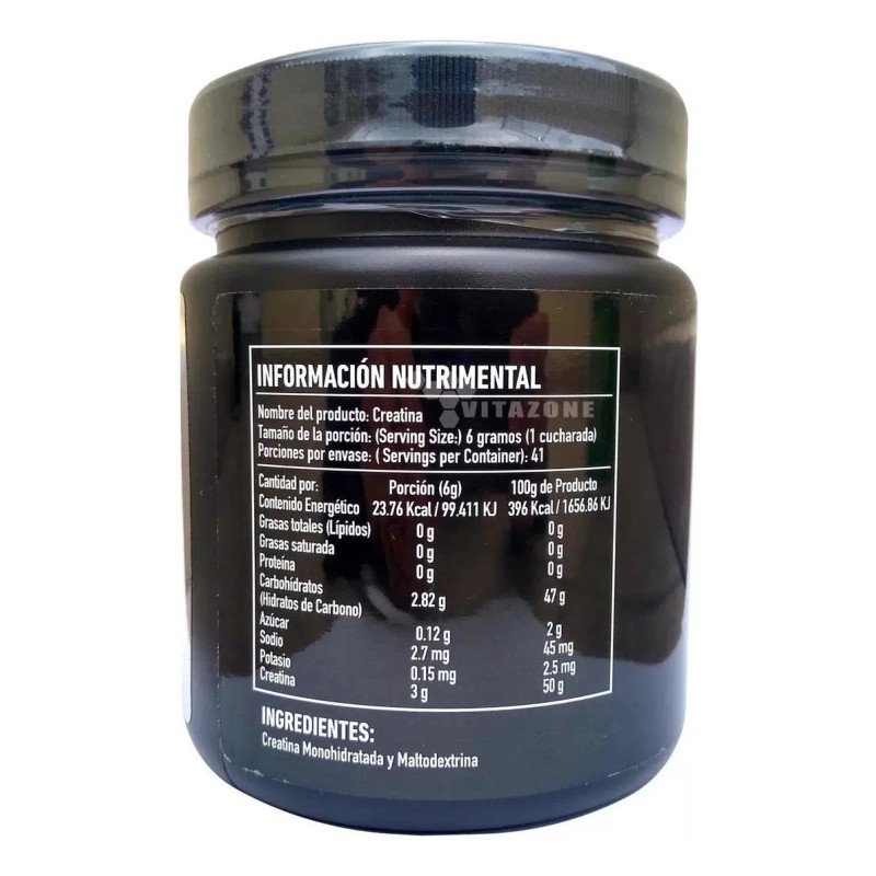 Protgt Creatina Monohidratada 250 Gr 41 Servs Sfn