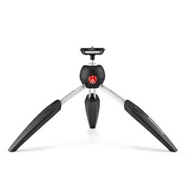 Manfrotto MTPIXIEVO-BK, PIXI EVO 2-teiliges Ministativ für spiegellose Kameras, kompakte Systemkameras, DSLR, Video, kompakte Größe, Aluminium