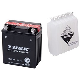 Tusk Tec-Core Battery with Acid TTX7LBS Maintenance-Free For Kawasaki KFX 450R 2008-2014